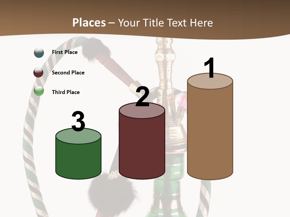 Metal Hookah Cancer PowerPoint Template