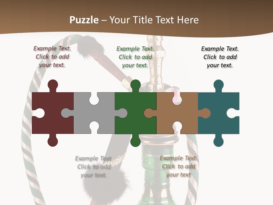 Metal Hookah Cancer PowerPoint Template