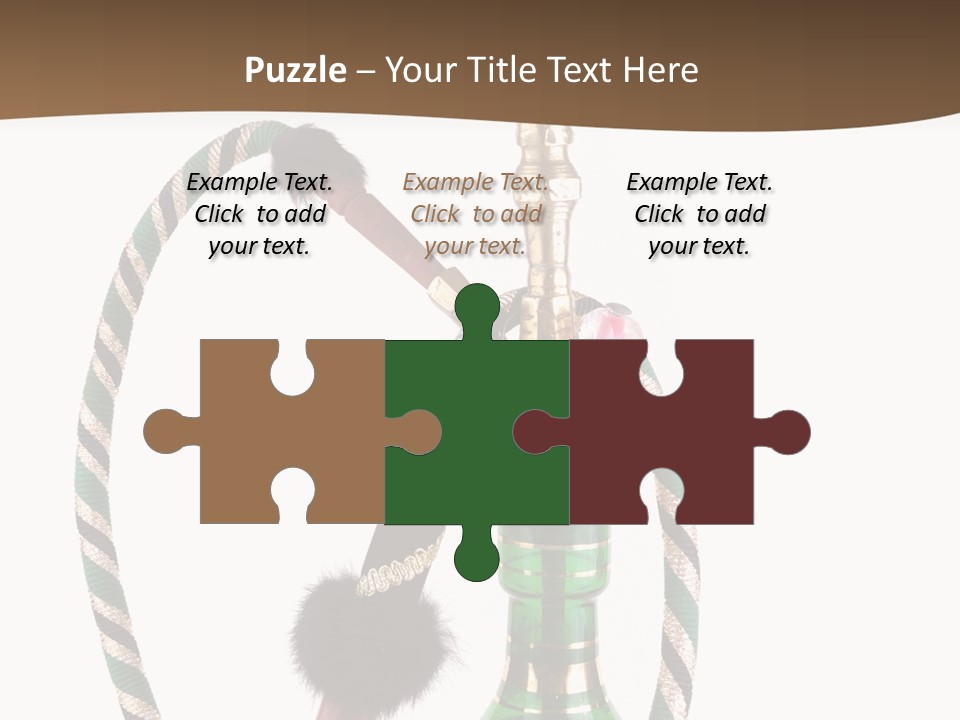 Metal Hookah Cancer PowerPoint Template