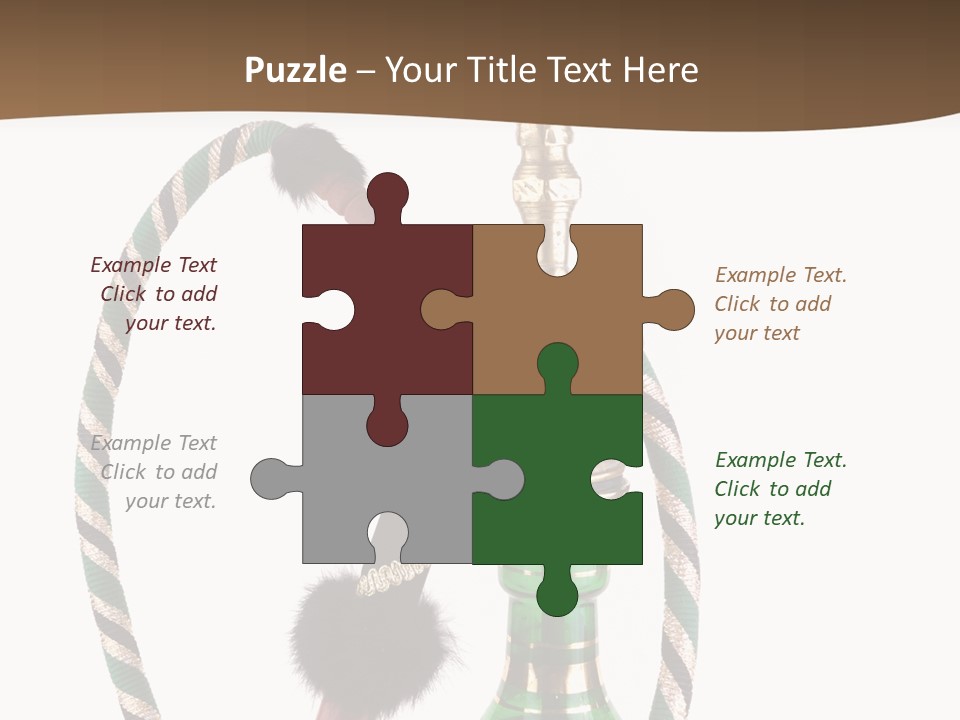 Metal Hookah Cancer PowerPoint Template