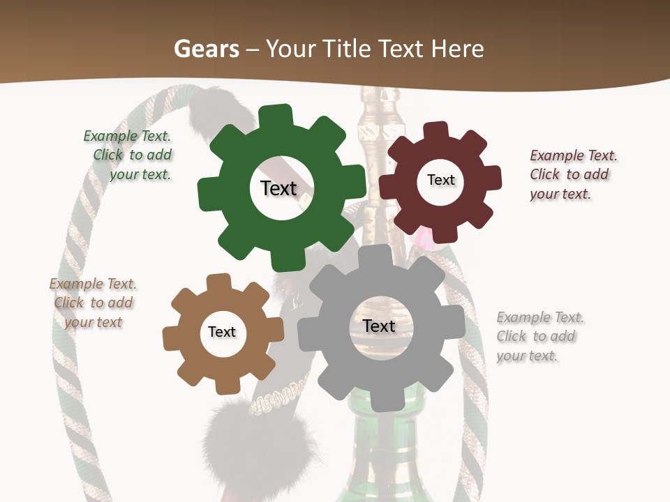 Metal Hookah Cancer PowerPoint Template