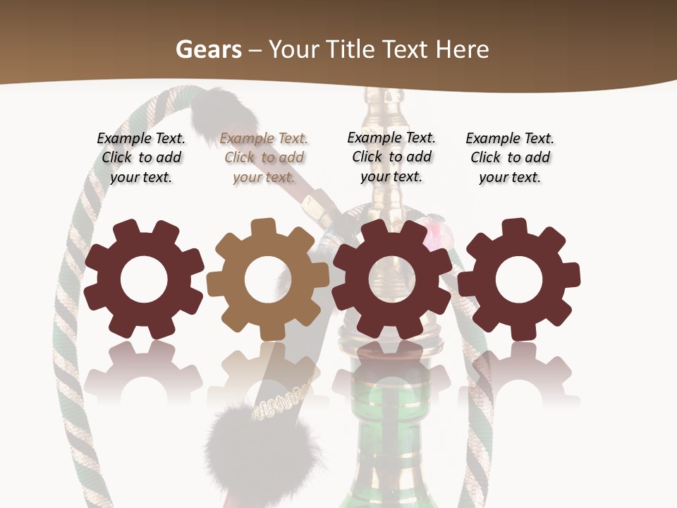 Metal Hookah Cancer PowerPoint Template