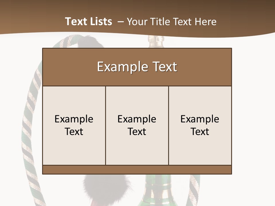Metal Hookah Cancer PowerPoint Template