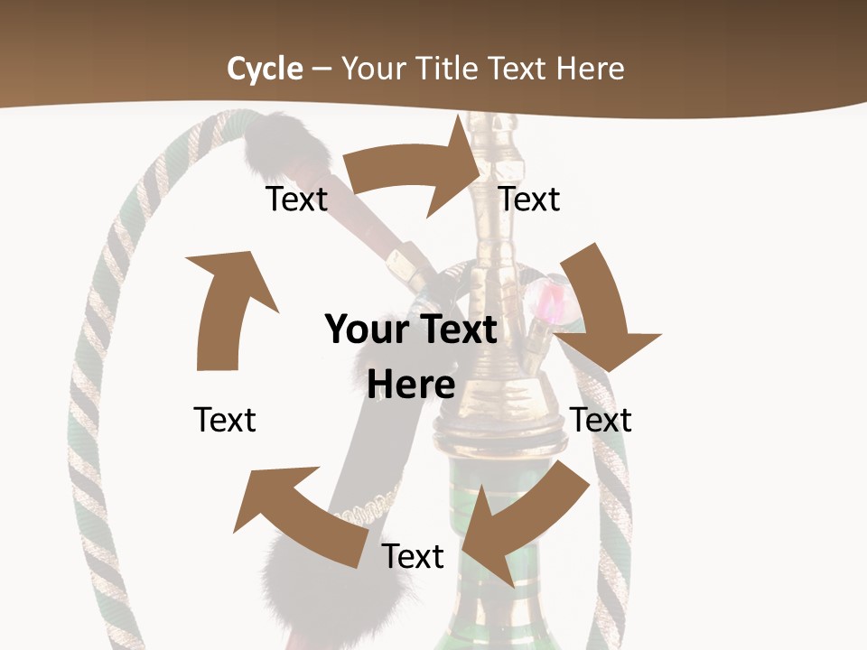 Metal Hookah Cancer PowerPoint Template