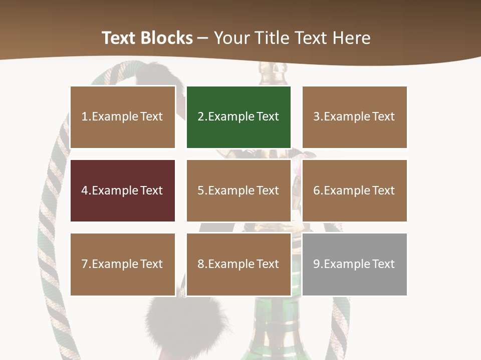 Metal Hookah Cancer PowerPoint Template