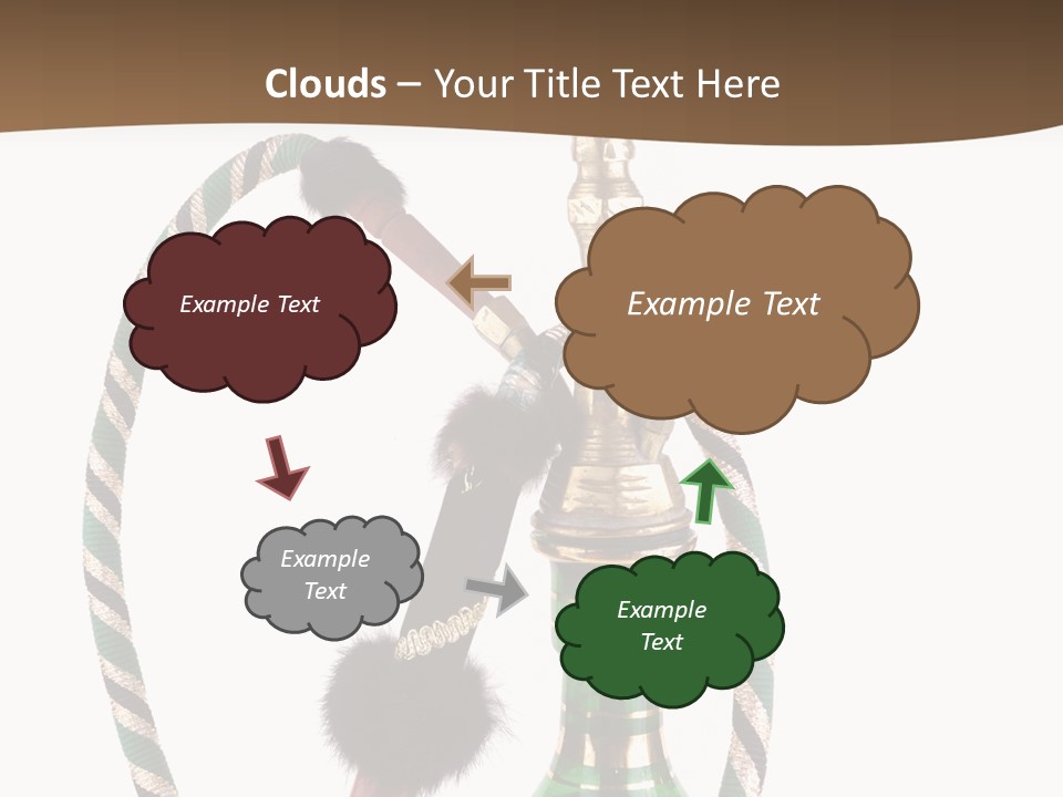 Metal Hookah Cancer PowerPoint Template