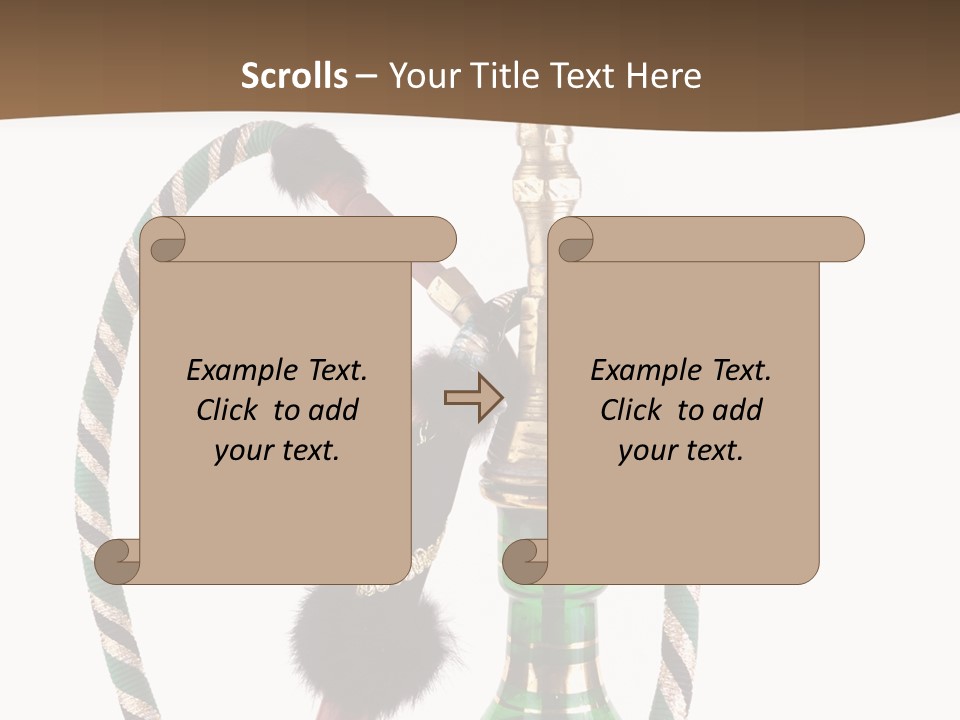 Metal Hookah Cancer PowerPoint Template