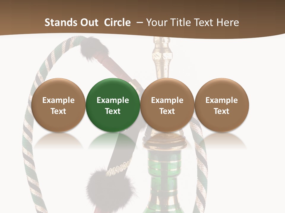 Metal Hookah Cancer PowerPoint Template