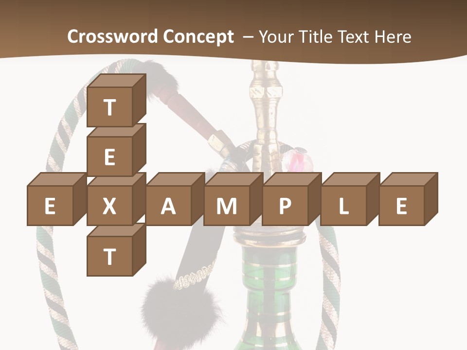 Metal Hookah Cancer PowerPoint Template