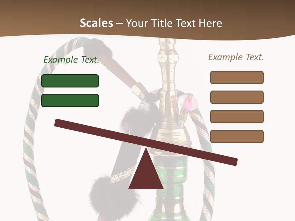 Metal Hookah Cancer PowerPoint Template