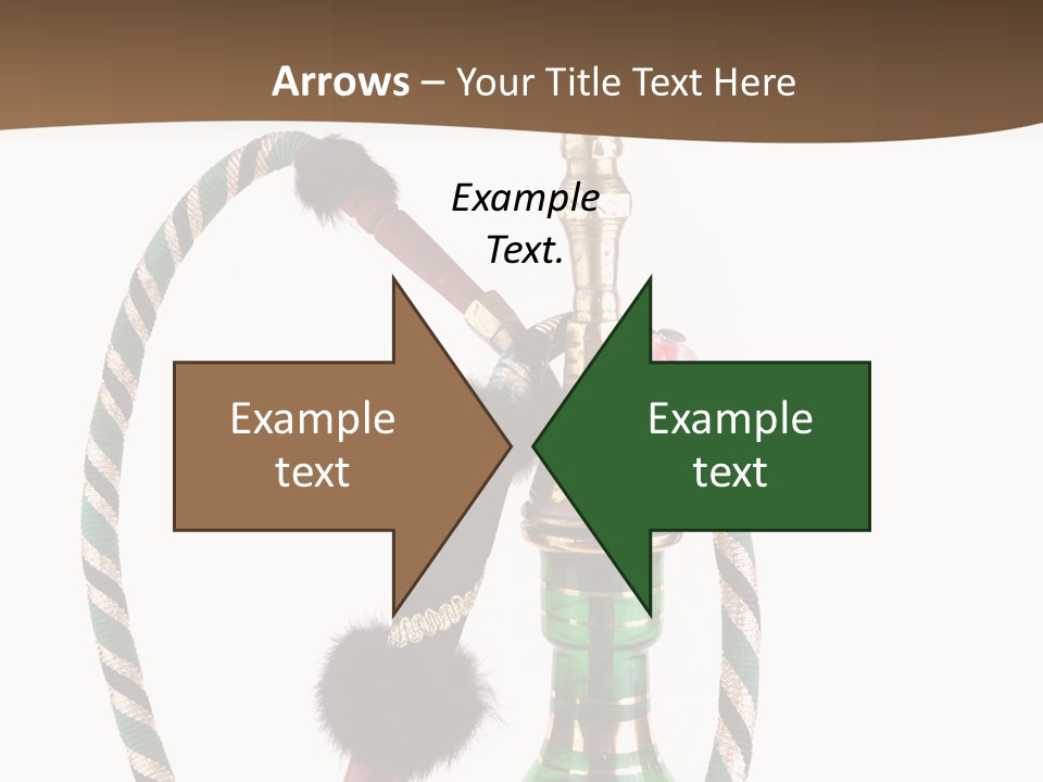 Metal Hookah Cancer PowerPoint Template