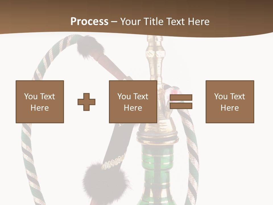 Metal Hookah Cancer PowerPoint Template