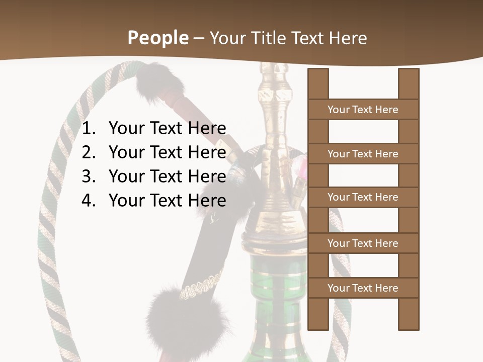 Metal Hookah Cancer PowerPoint Template