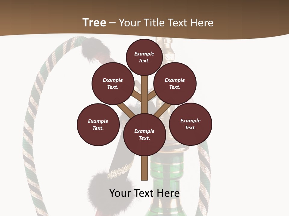 Metal Hookah Cancer PowerPoint Template