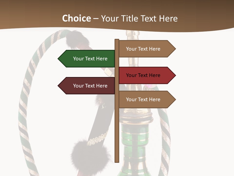 Metal Hookah Cancer PowerPoint Template