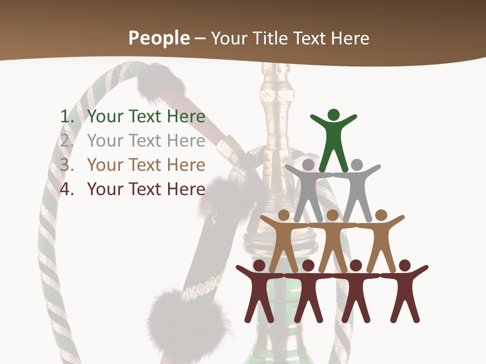 Metal Hookah Cancer PowerPoint Template