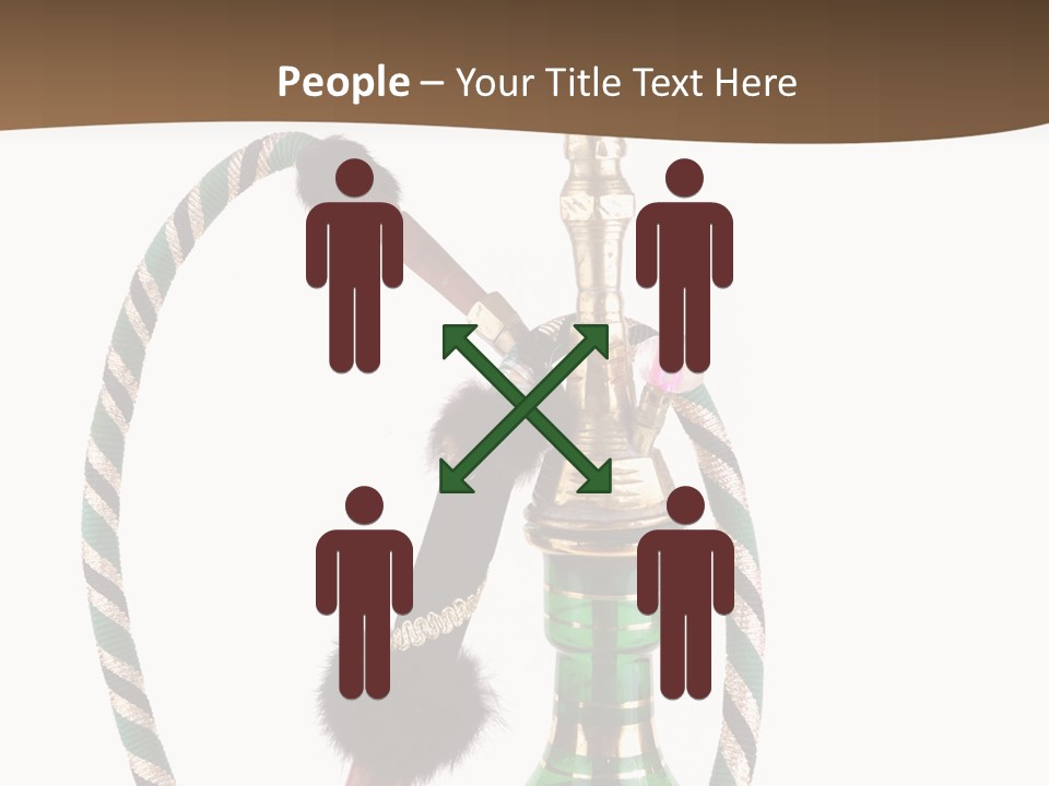 Metal Hookah Cancer PowerPoint Template