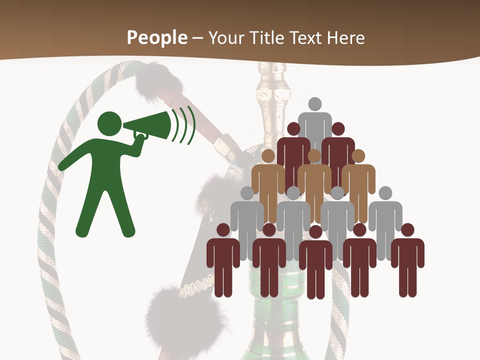 Metal Hookah Cancer PowerPoint Template