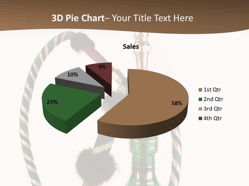 Metal Hookah Cancer PowerPoint Template