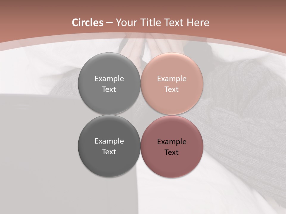 Textile Pool Buttons PowerPoint Template