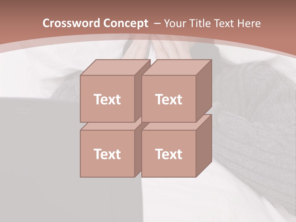 Textile Pool Buttons PowerPoint Template