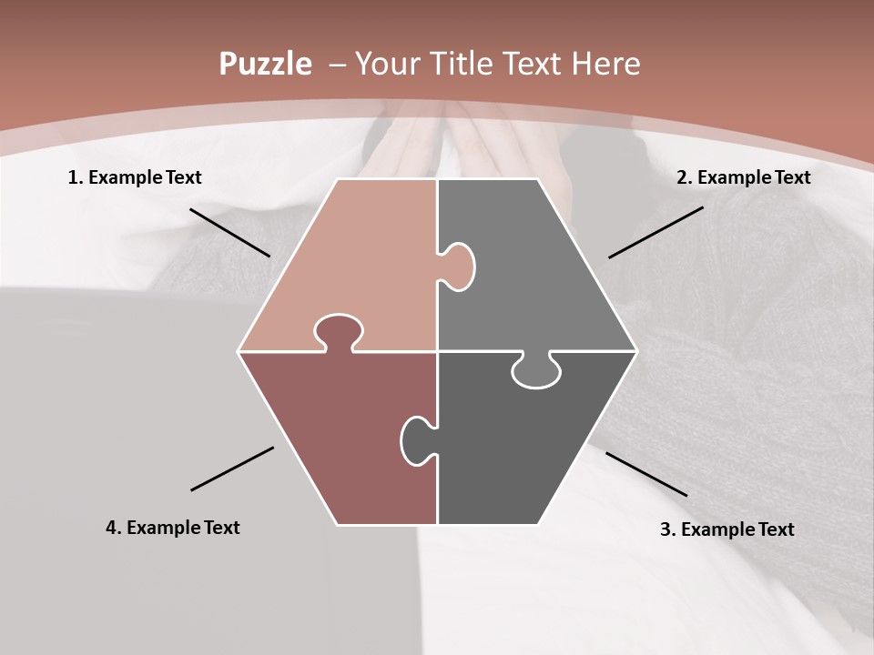 Textile Pool Buttons PowerPoint Template