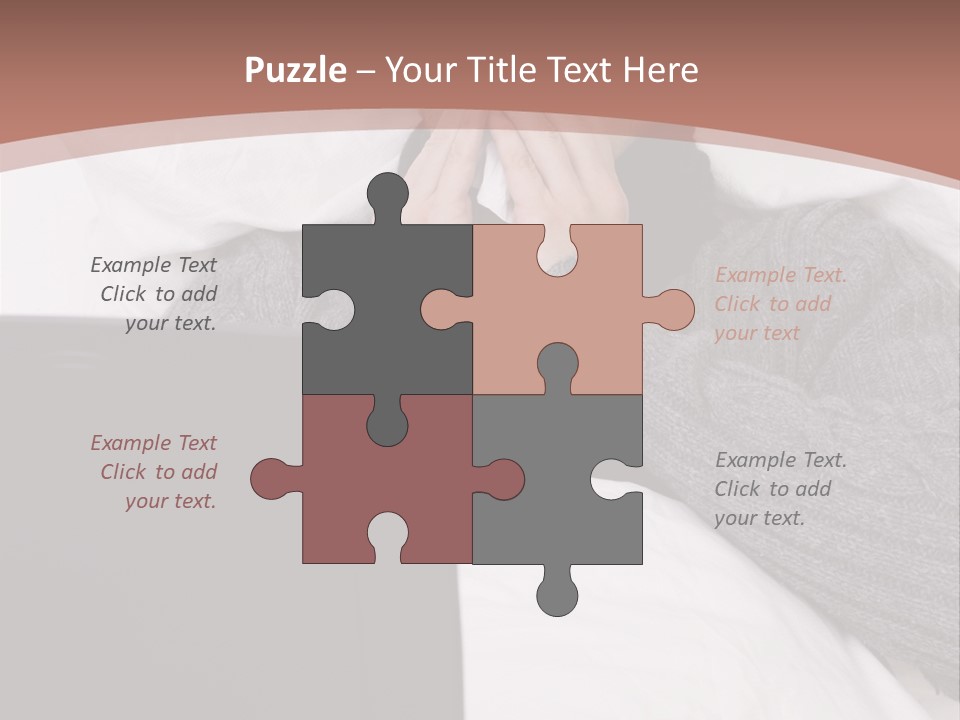 Textile Pool Buttons PowerPoint Template