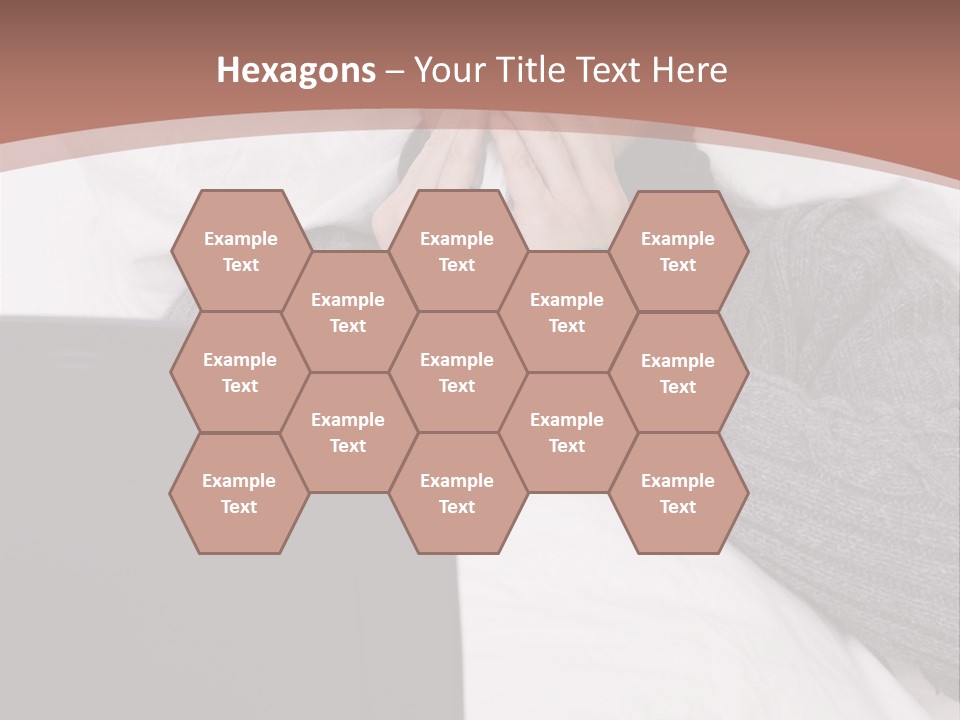 Textile Pool Buttons PowerPoint Template