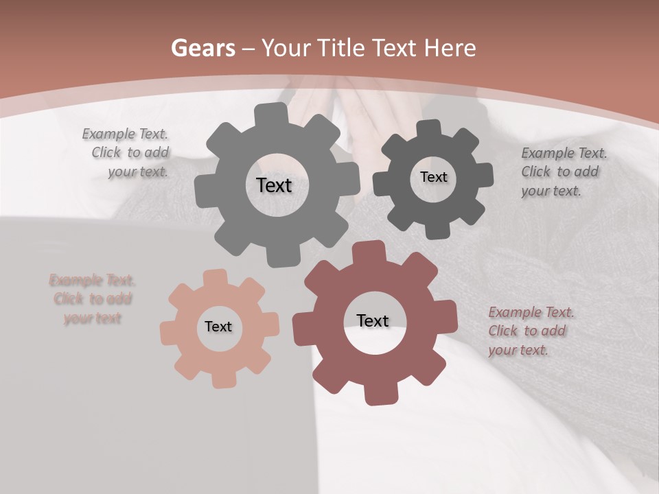 Textile Pool Buttons PowerPoint Template