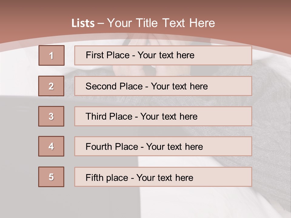 Textile Pool Buttons PowerPoint Template