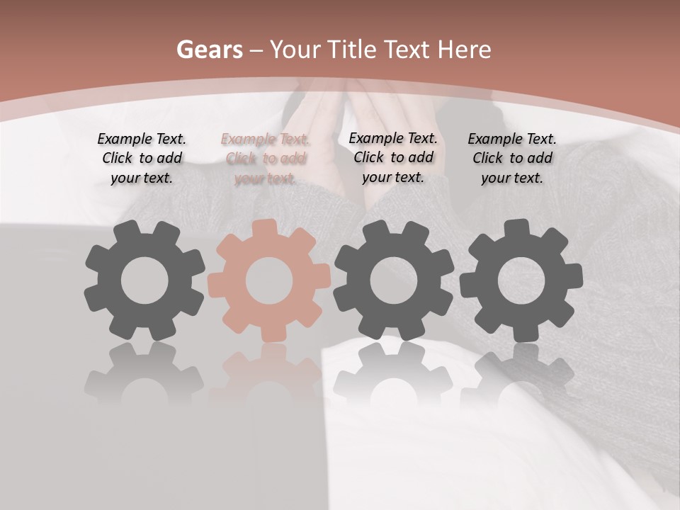 Textile Pool Buttons PowerPoint Template