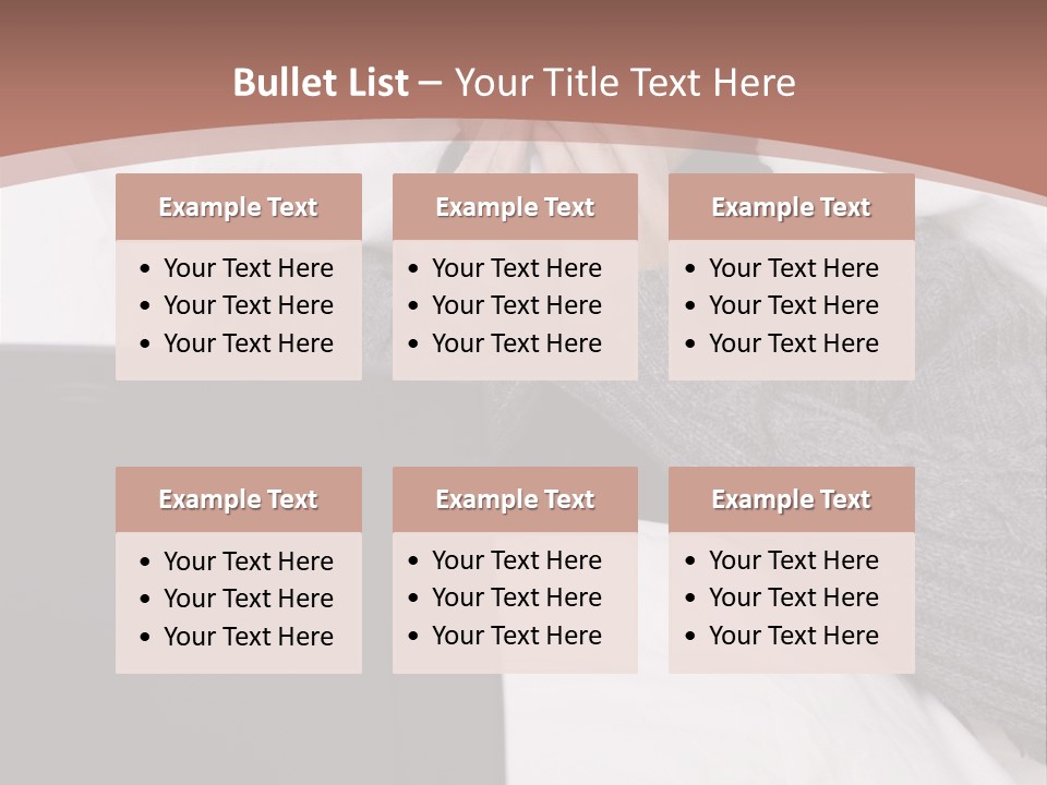 Textile Pool Buttons PowerPoint Template