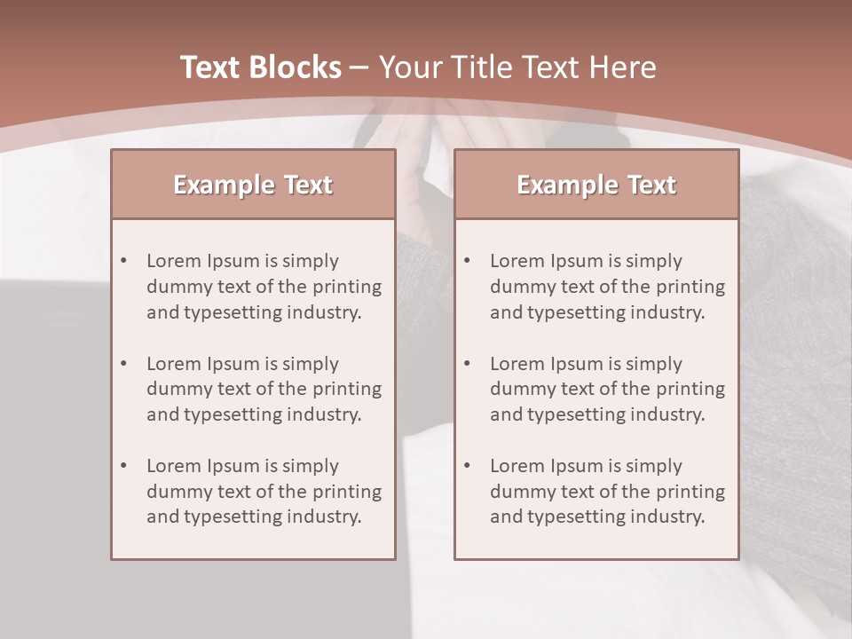 Textile Pool Buttons PowerPoint Template