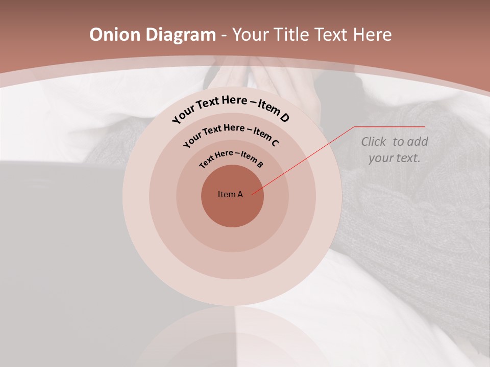 Textile Pool Buttons PowerPoint Template