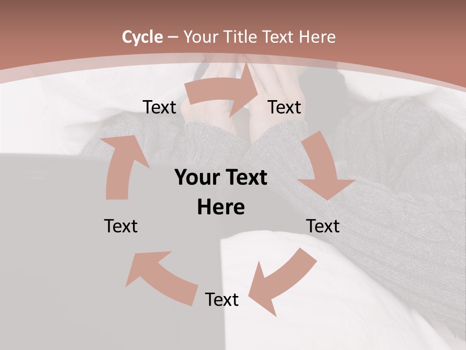 Textile Pool Buttons PowerPoint Template