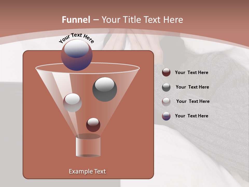 Textile Pool Buttons PowerPoint Template