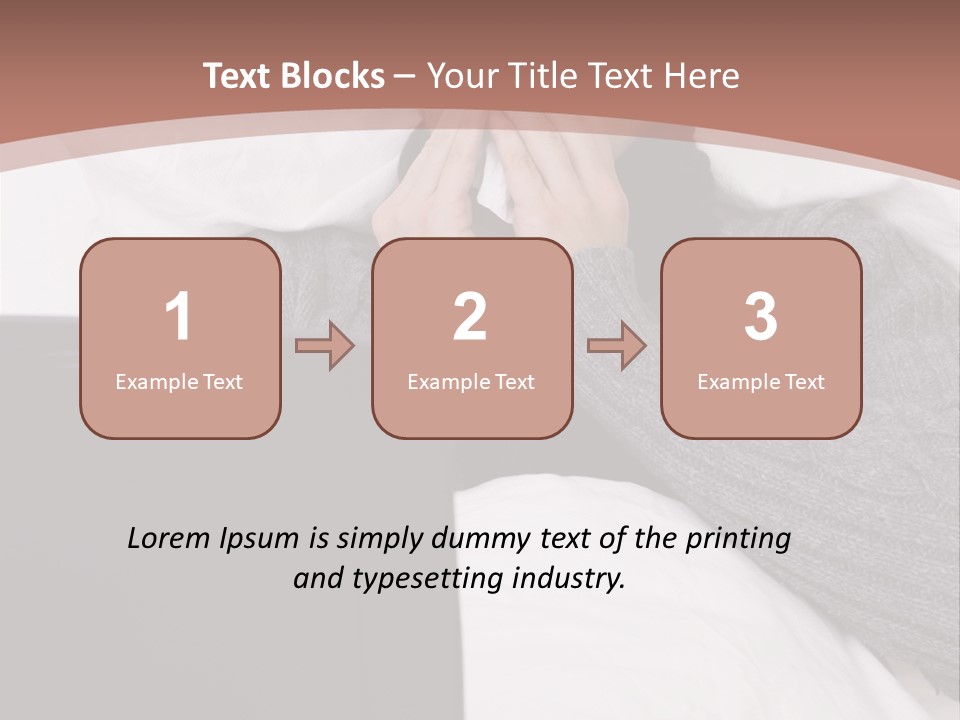 Textile Pool Buttons PowerPoint Template