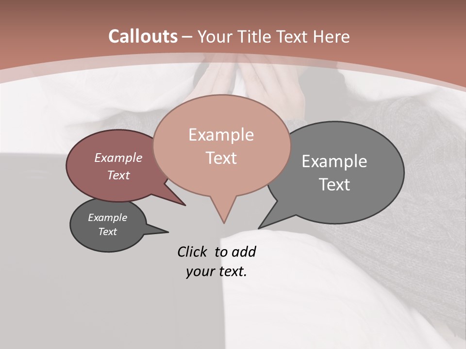 Textile Pool Buttons PowerPoint Template