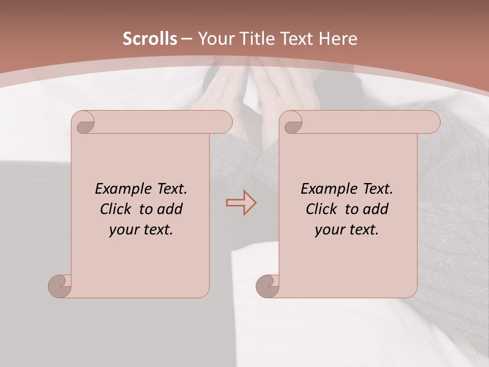 Textile Pool Buttons PowerPoint Template