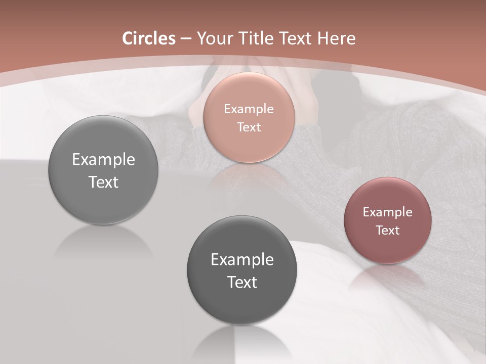 Textile Pool Buttons PowerPoint Template