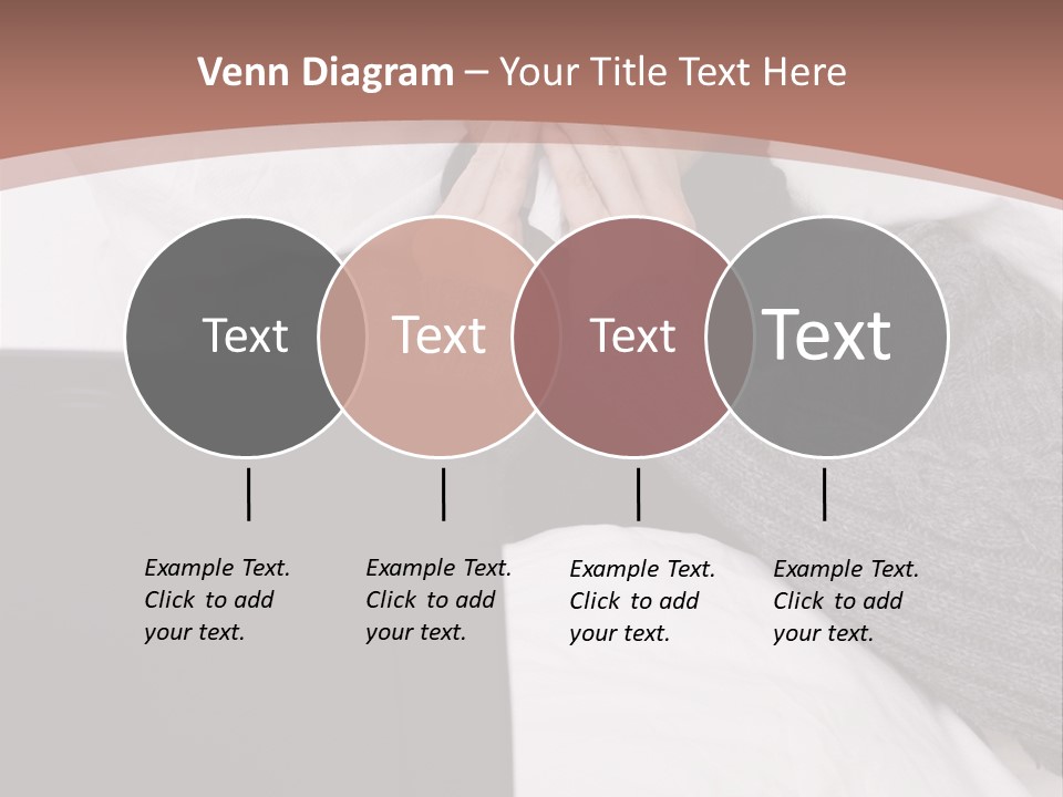 Textile Pool Buttons PowerPoint Template
