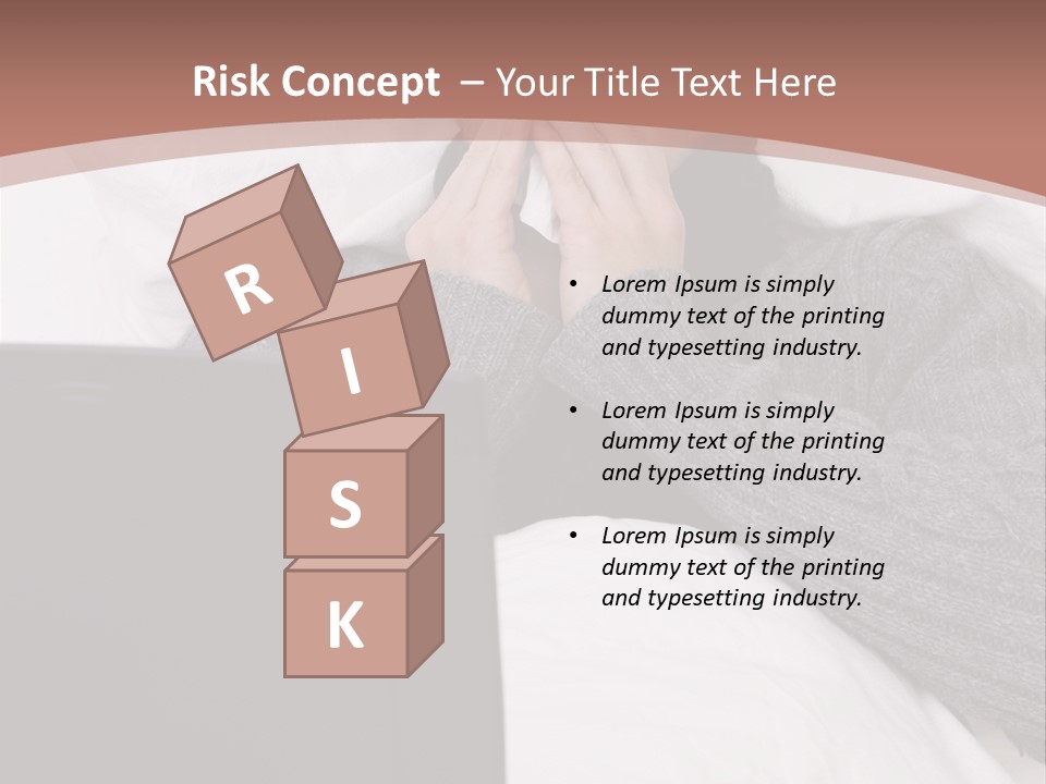 Textile Pool Buttons PowerPoint Template