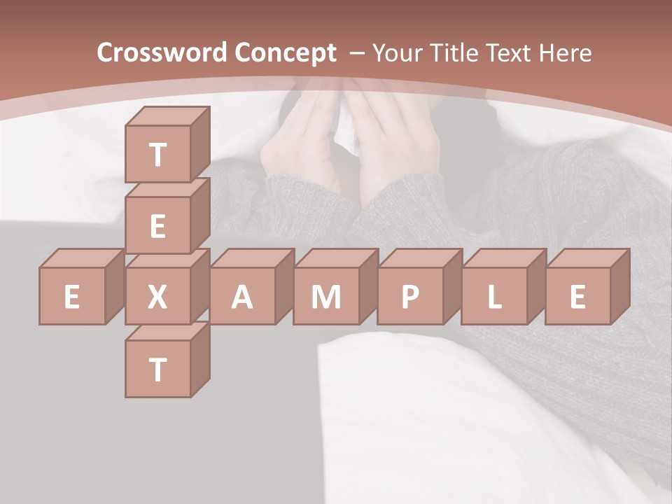 Textile Pool Buttons PowerPoint Template