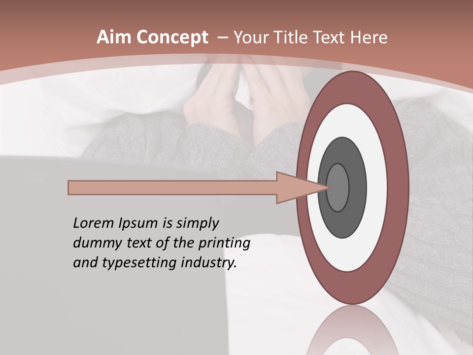 Textile Pool Buttons PowerPoint Template