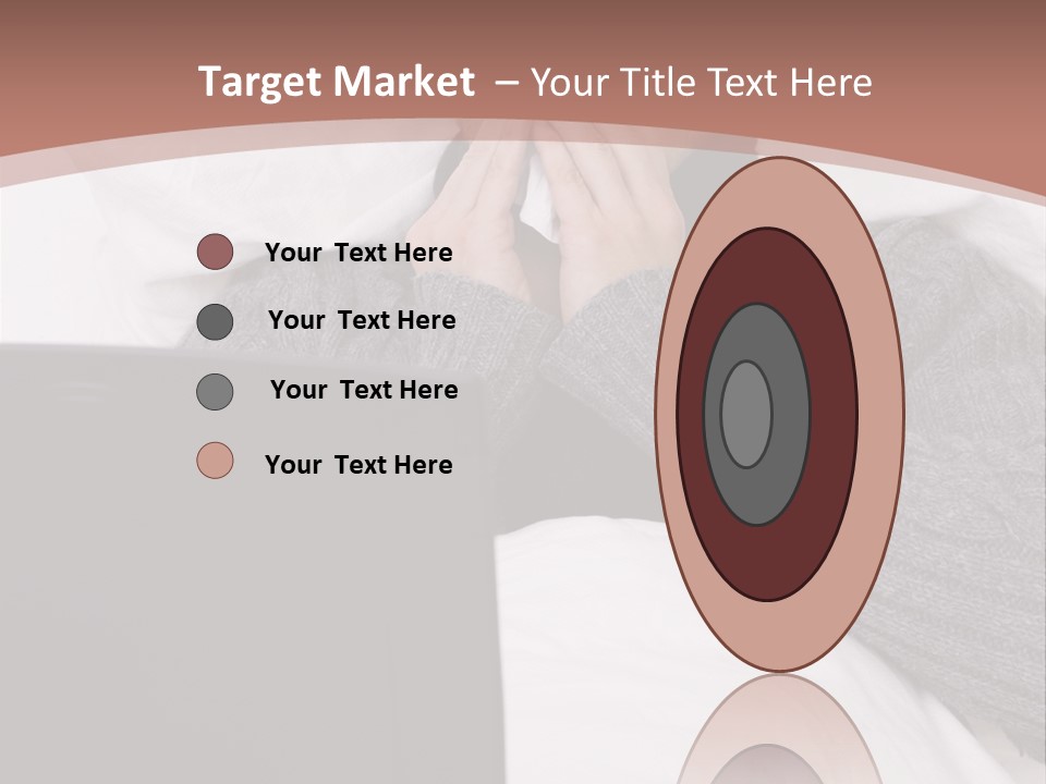 Textile Pool Buttons PowerPoint Template