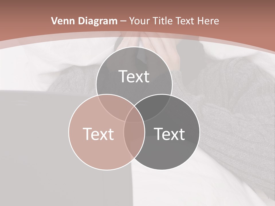 Textile Pool Buttons PowerPoint Template