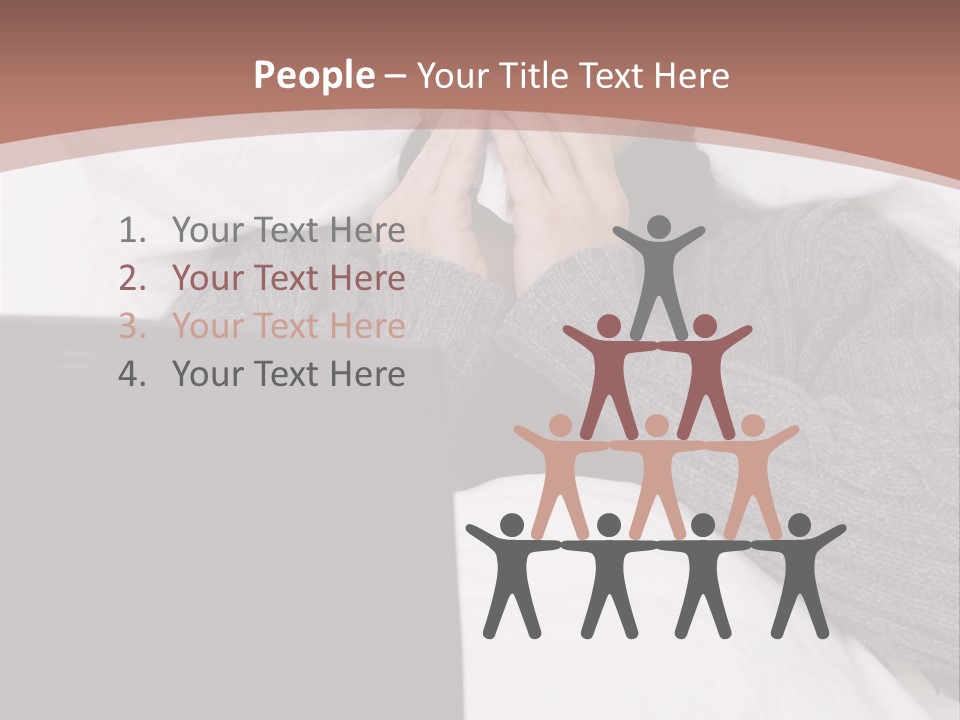 Textile Pool Buttons PowerPoint Template