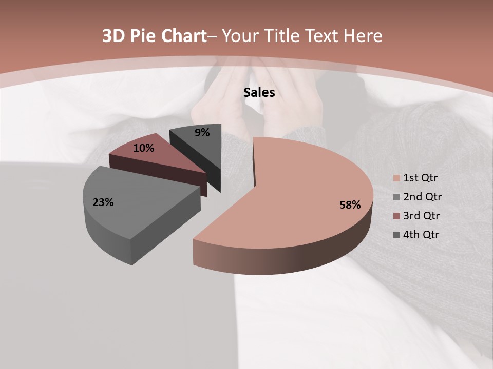 Textile Pool Buttons PowerPoint Template