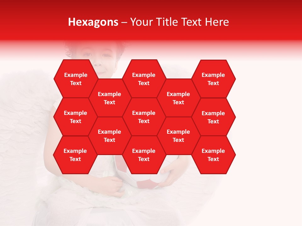 Child Wings Boy PowerPoint Template