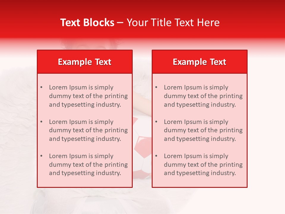 Child Wings Boy PowerPoint Template